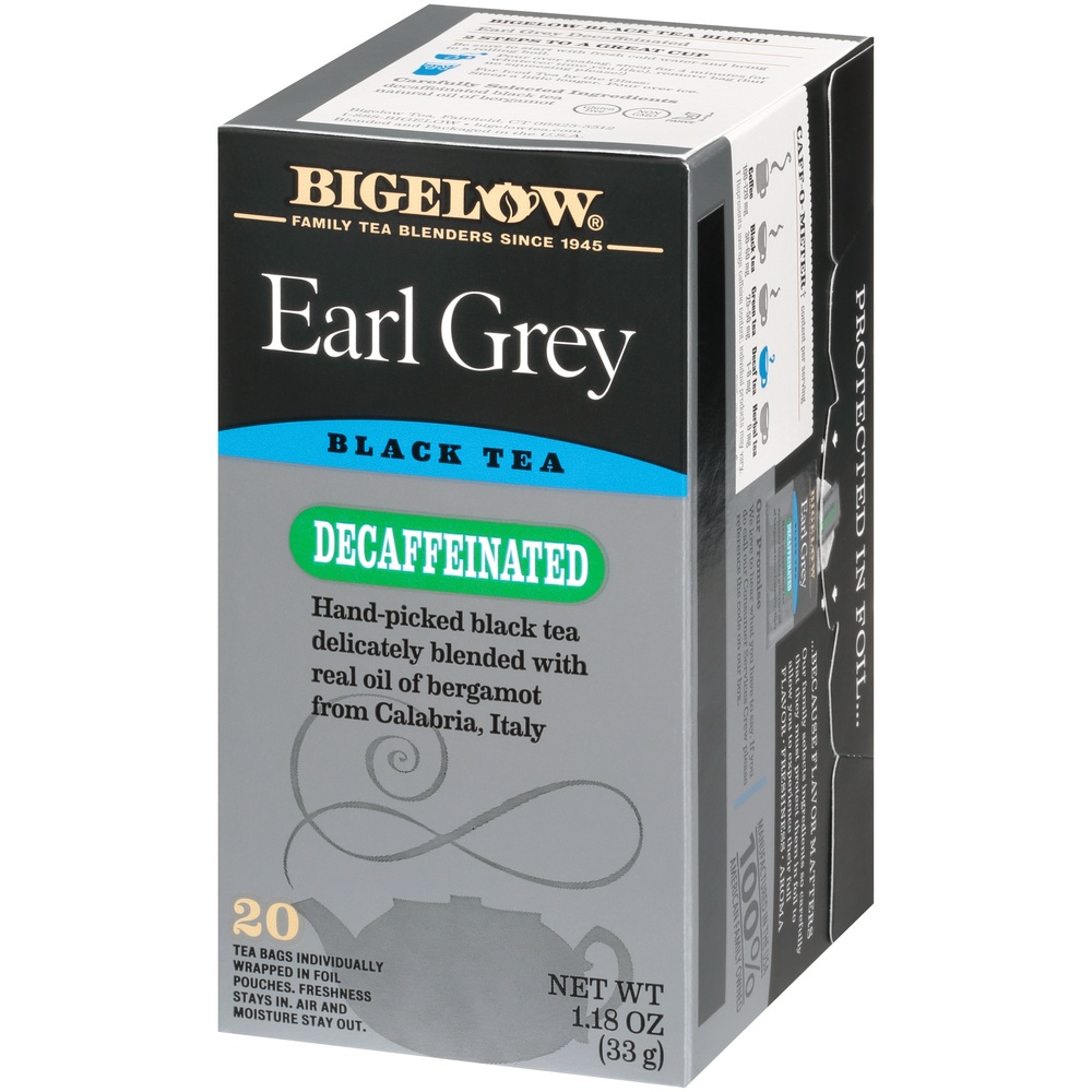 slide 3 of 7, Bigelow Decaffeinated Earl Grey Black Tea, 20 ct