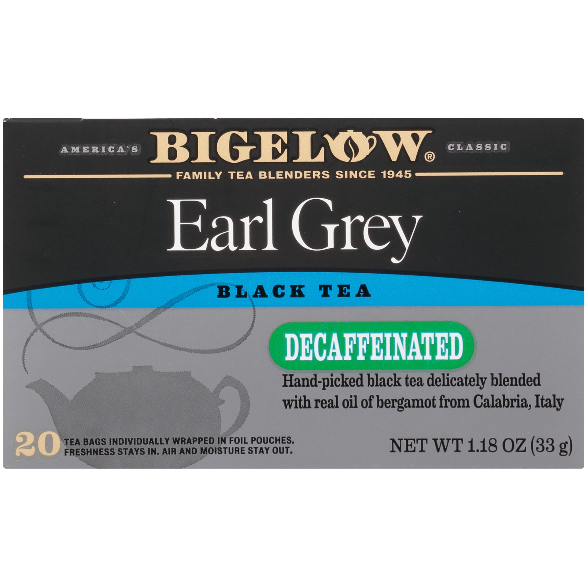 slide 4 of 7, Bigelow Decaffeinated Earl Grey Black Tea, 20 ct