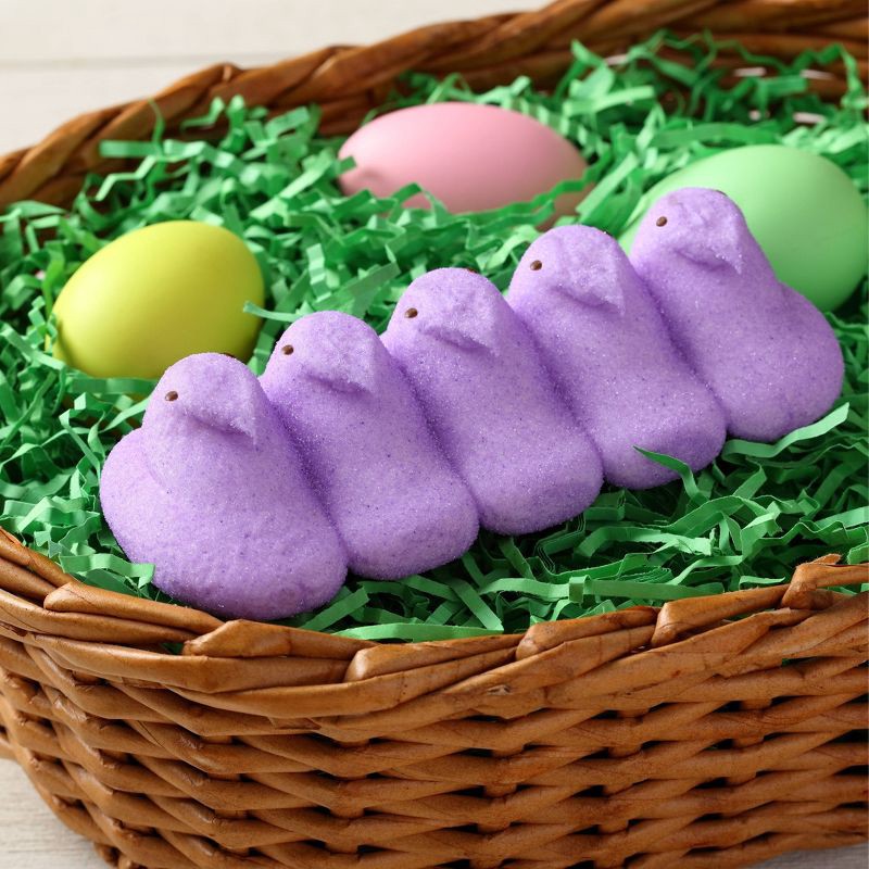 slide 5 of 11, Peeps Easter Lavender Marshmallow Chicks - 4.5oz/15ct, 4.5 oz, 15 ct