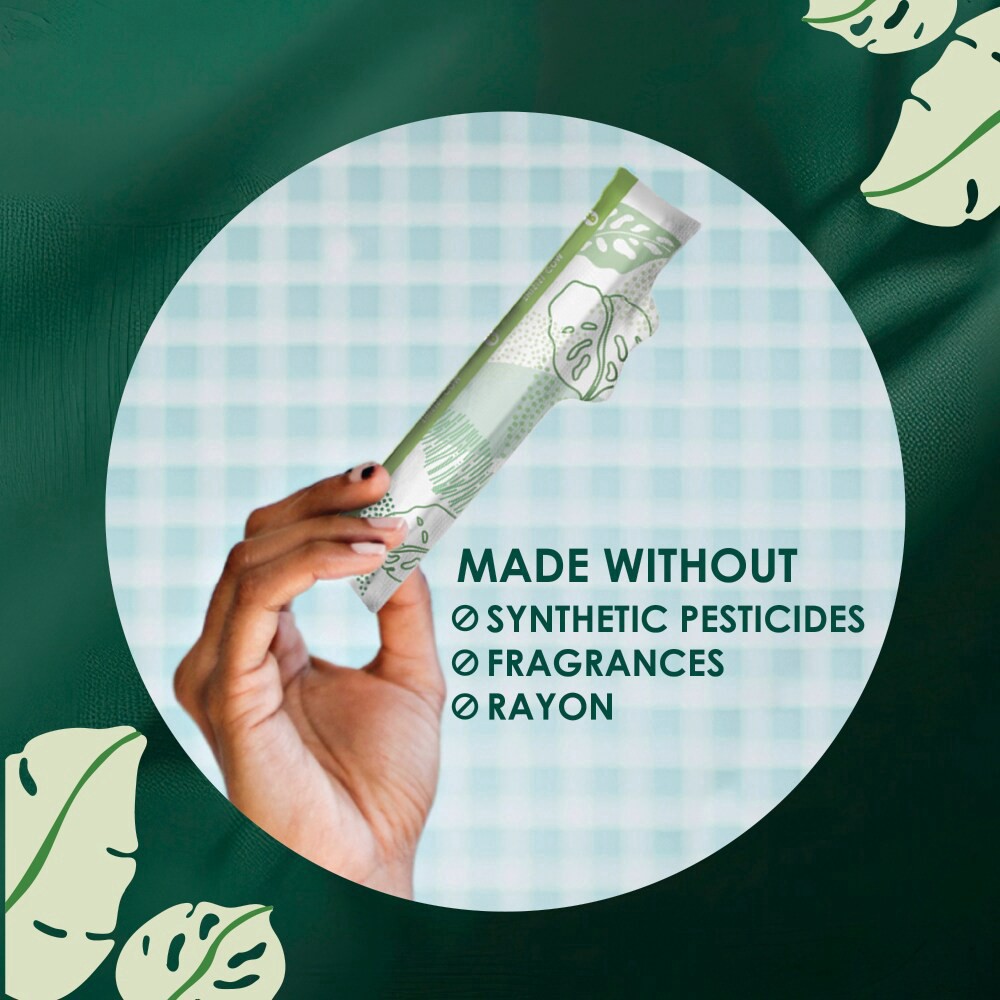 slide 5 of 6, L. Cotton Tampons Super Plus Absorbency Multipack, Organic Cotton, 26 ct