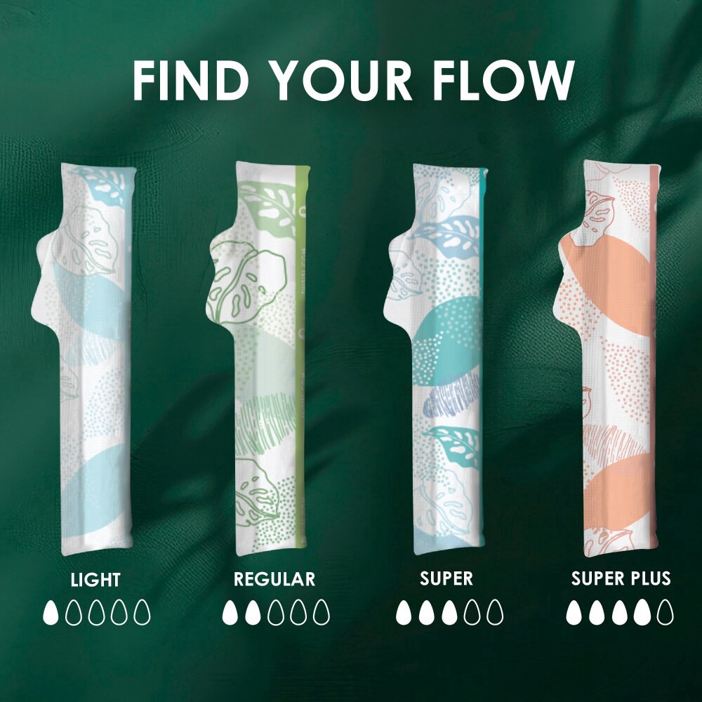 slide 2 of 6, L. Cotton Tampons Super Plus Absorbency Multipack, Organic Cotton, 26 ct