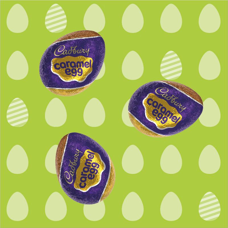 slide 6 of 6, Cadbury Mini Caramel Milk Chocolate Eggs Easter Candy Tray - 12ct/3.8oz, 12 ct; 3.8 oz