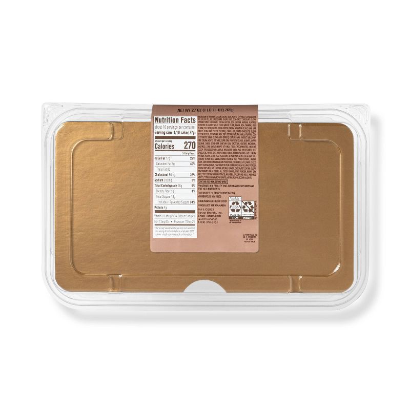 slide 3 of 4, Tuxedo Truffle Mousse Bar Cake - 27oz - Favorite Day™, 27 oz