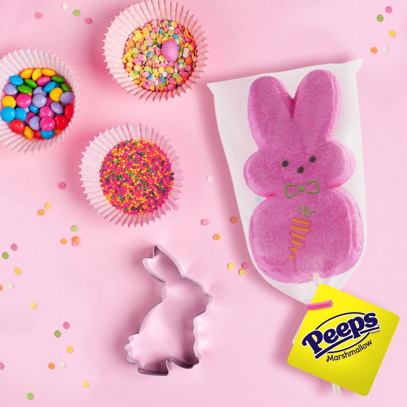 slide 3 of 5, Peeps Pink Marshmallow Easter Bunny Lollipop - 1.5oz, 1.5 oz