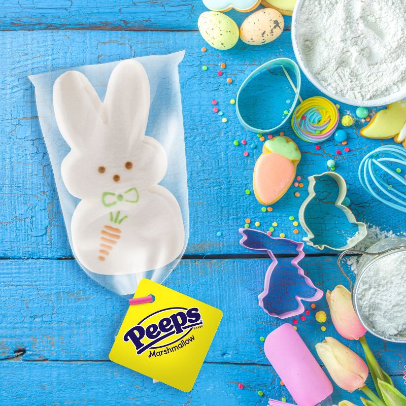 slide 4 of 5, Peeps Easter White Marshmallow Bunny Lollipop - 1.5oz, 1.5 oz