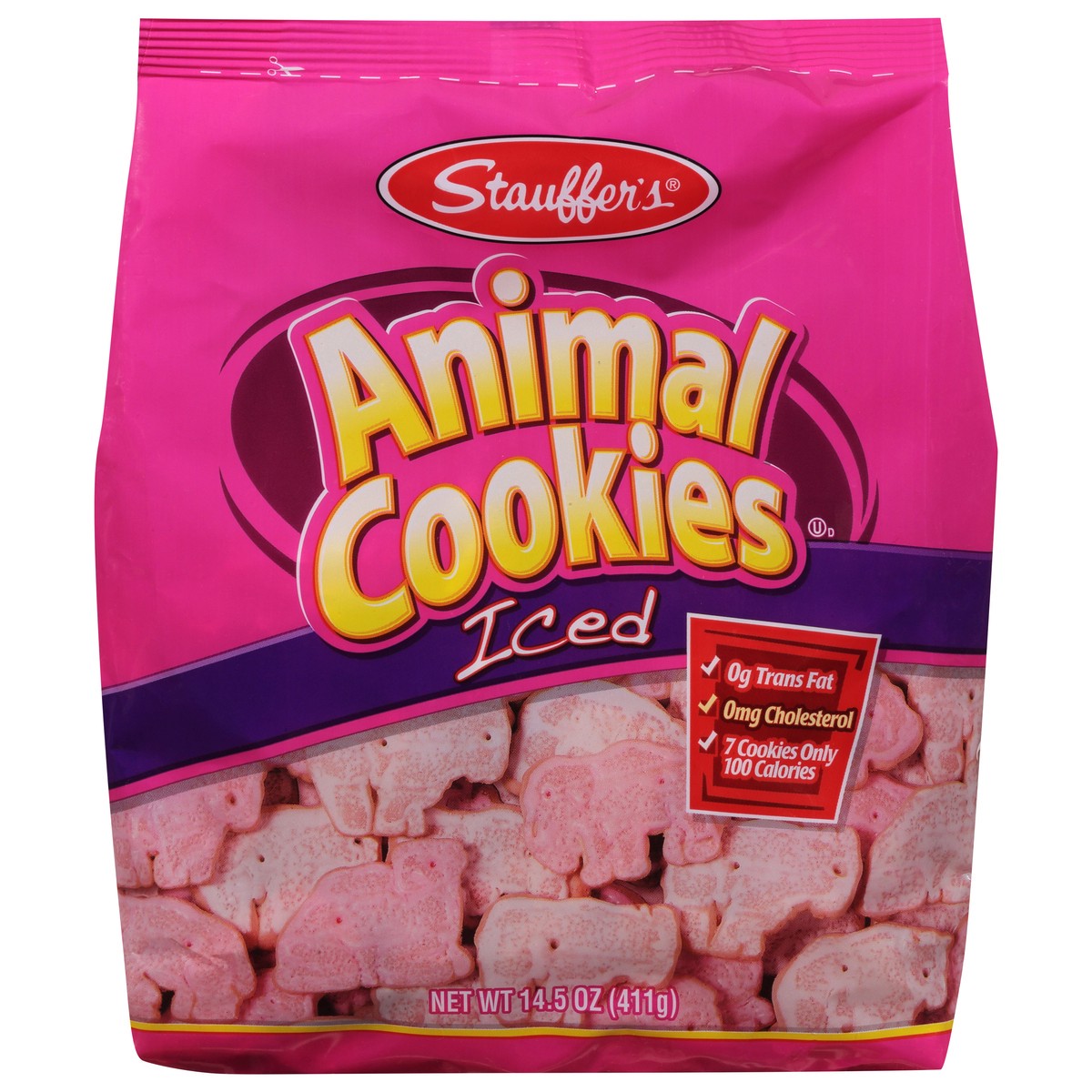 slide 1 of 9, Stauffer's Animal Cookies, Iced, 14.5 oz