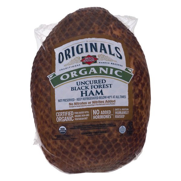 slide 1 of 1, Dietz & Watson Organic Black Forest Ham, per lb