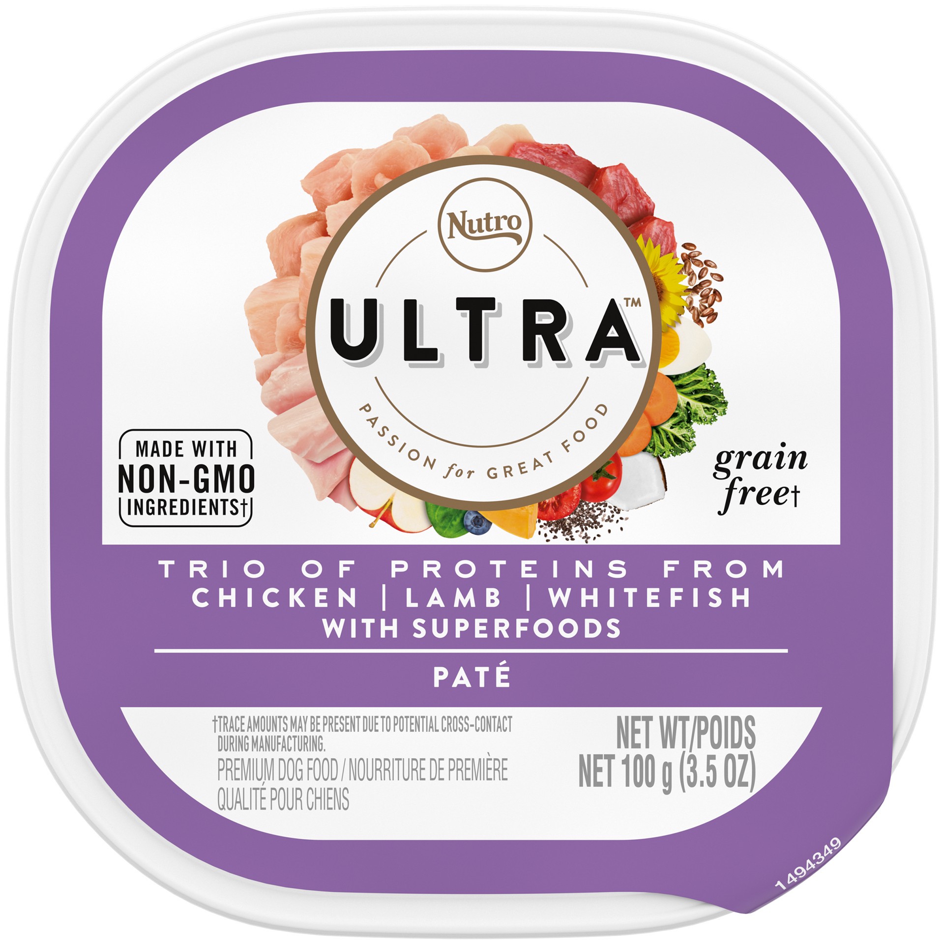 slide 1 of 3, Nutro Ultra Adult Wet Dog Food - Pate, 3.5 Oz., 3.5 Oz