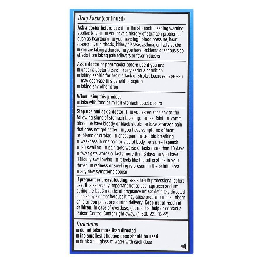 slide 5 of 5, Walgreens Naproxen Sodium Caplets, 90 ct