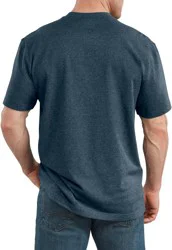 Dickies Men's Short Sleeve Heavyweight T-Shirt - Baltic Blue Heather