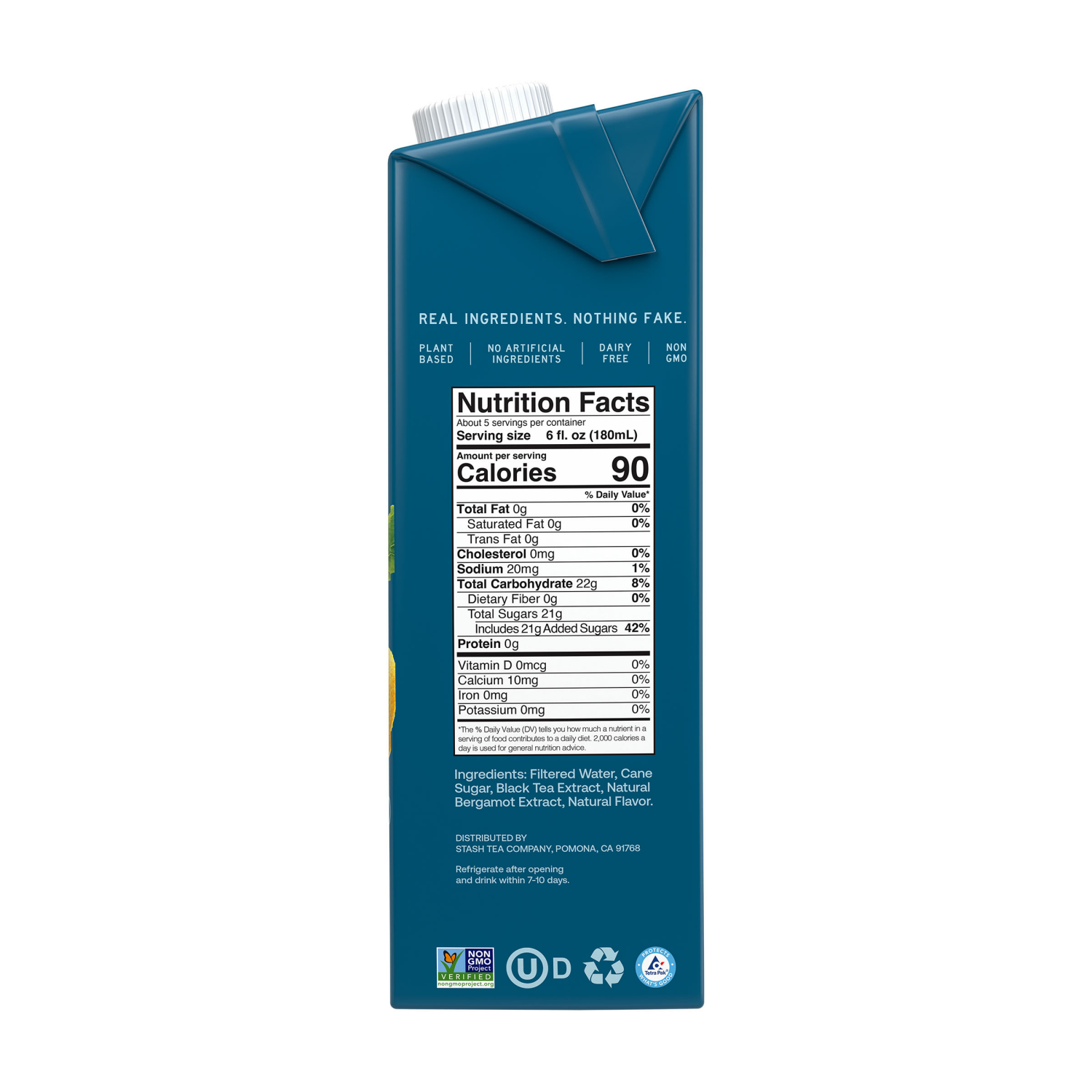 slide 3 of 4, Stash Tea® Earl's Delight Latte Tea Concentrate, 32 fl oz