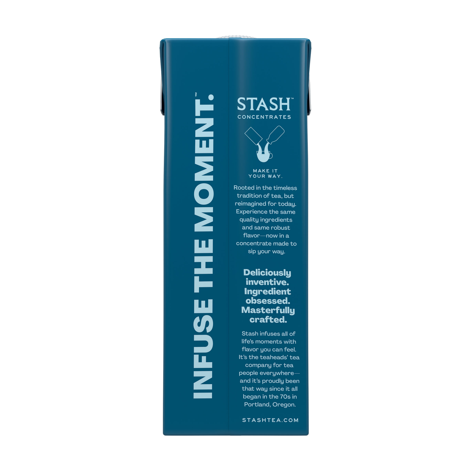 slide 4 of 4, Stash Tea® Earl's Delight Latte Tea Concentrate, 32 fl oz