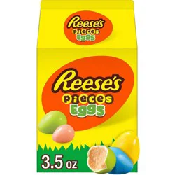 Reese's Pieces Peanut Butter Eggs Easter Candy Carton - 3.5oz