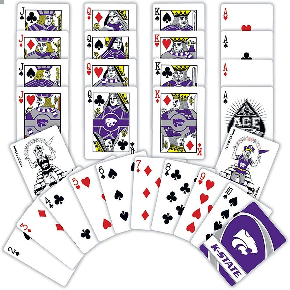 slide 3 of 4, NCAA Kansas State Wildcats Playing Cards, 1 ct