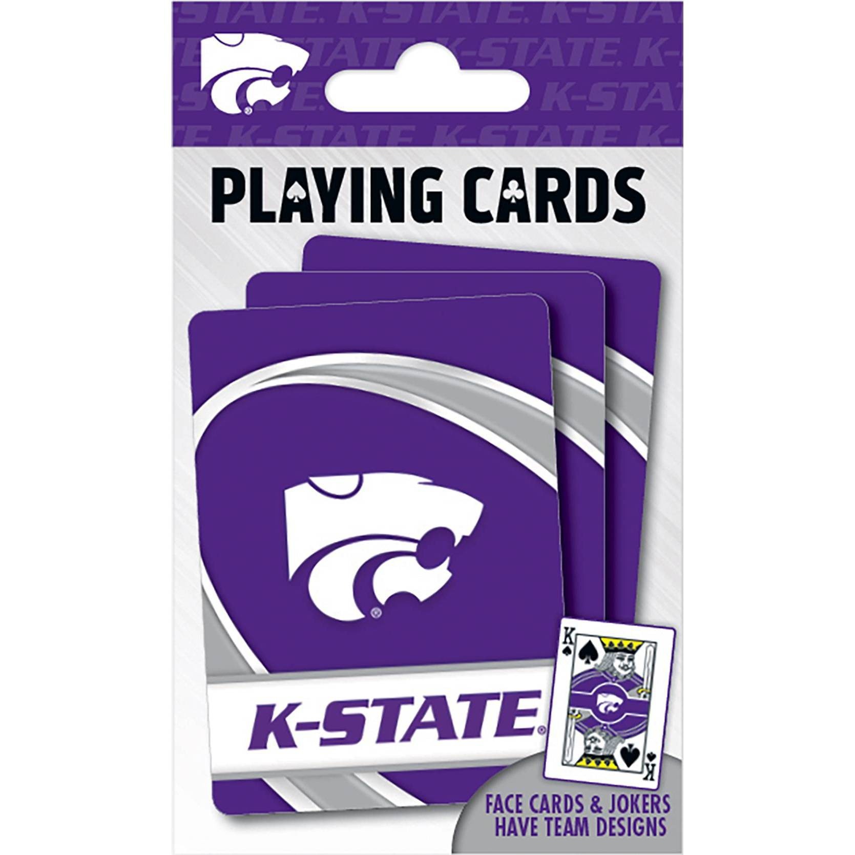 slide 1 of 4, NCAA Kansas State Wildcats Playing Cards, 1 ct