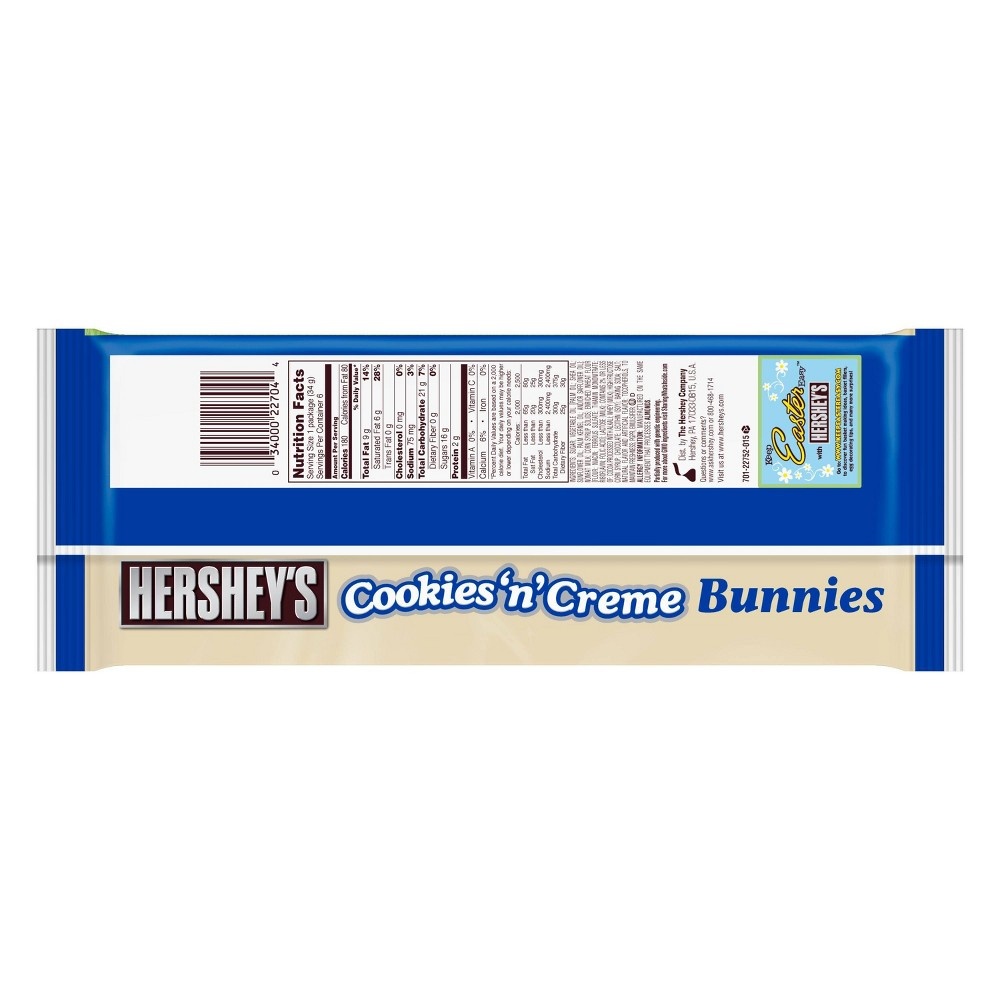 slide 2 of 6, Hershey's Cookies and Creme Easter Bunny, 6 ct; 7.2 oz