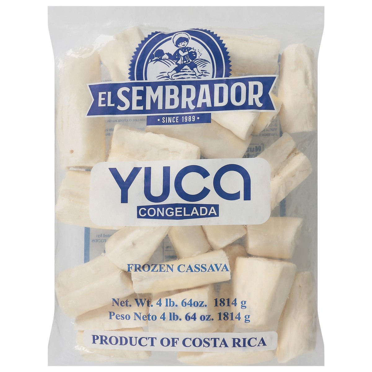 slide 1 of 9, El Sembrador Yuca Frozen Cassava 64 oz, 64 oz