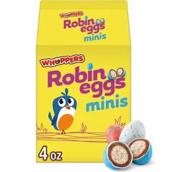 Whoppers Robin Eggs Minis Malted Milk Balls Easter Candy Carton - 4oz