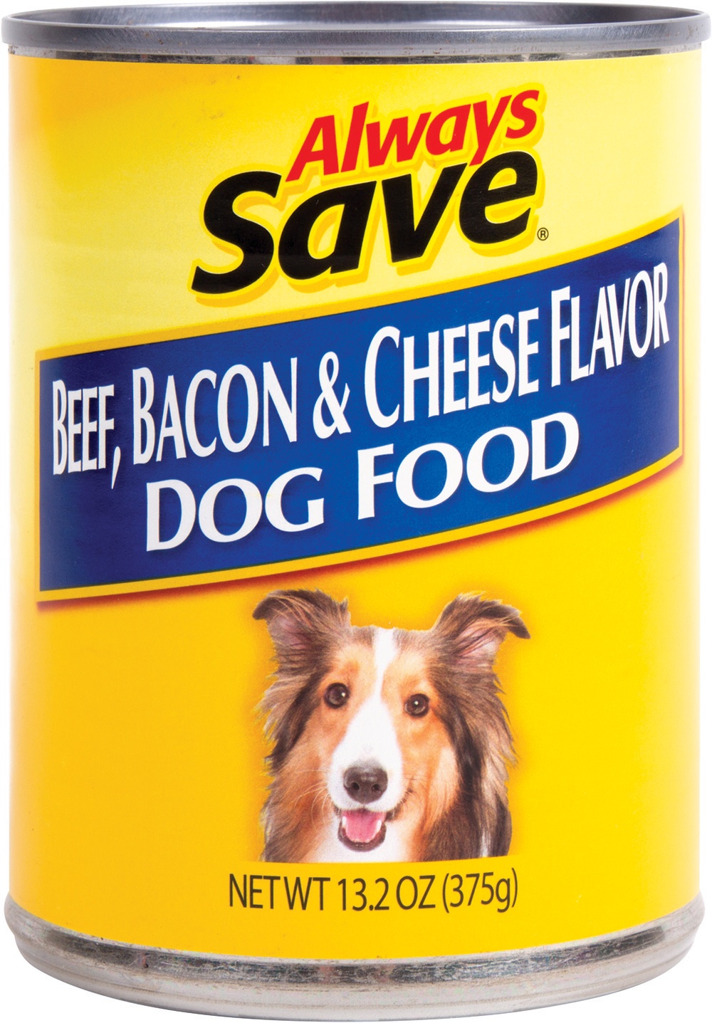 slide 1 of 1, Always Save Beef, Bacon & Cheese Dog Food, 13.2 oz