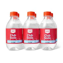 Club Soda - 6pk/295ml - Market Pantry™