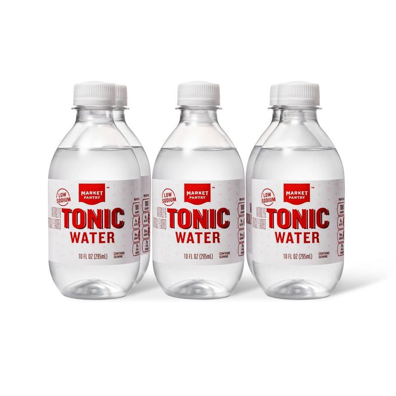 slide 1 of 3, Tonic Water - 6pk/10 fl oz - Market Pantry™, 6 ct; 10 fl oz