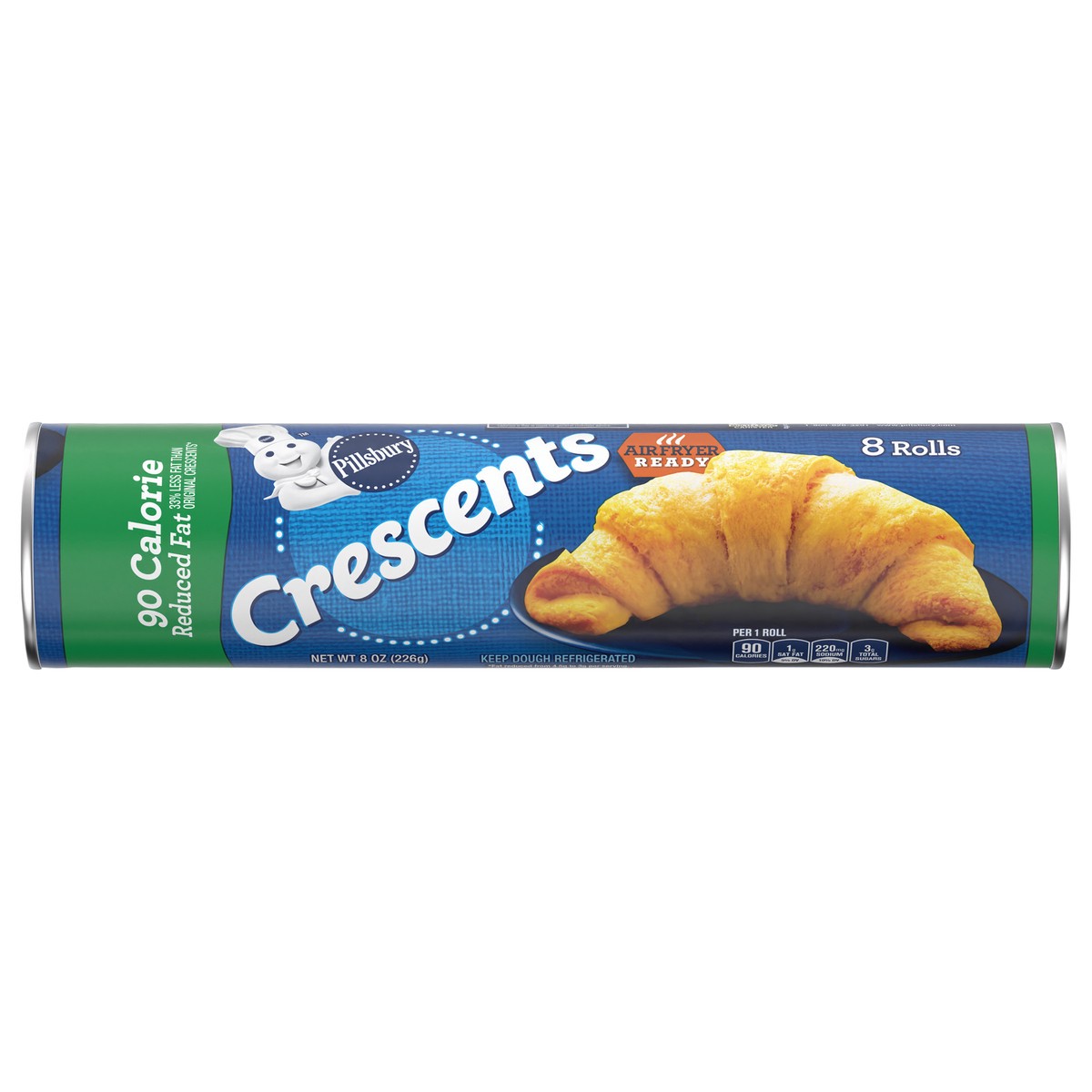 slide 1 of 14, Pillsbury Reduced Fat Crescent Dinner Rolls, 8 oz