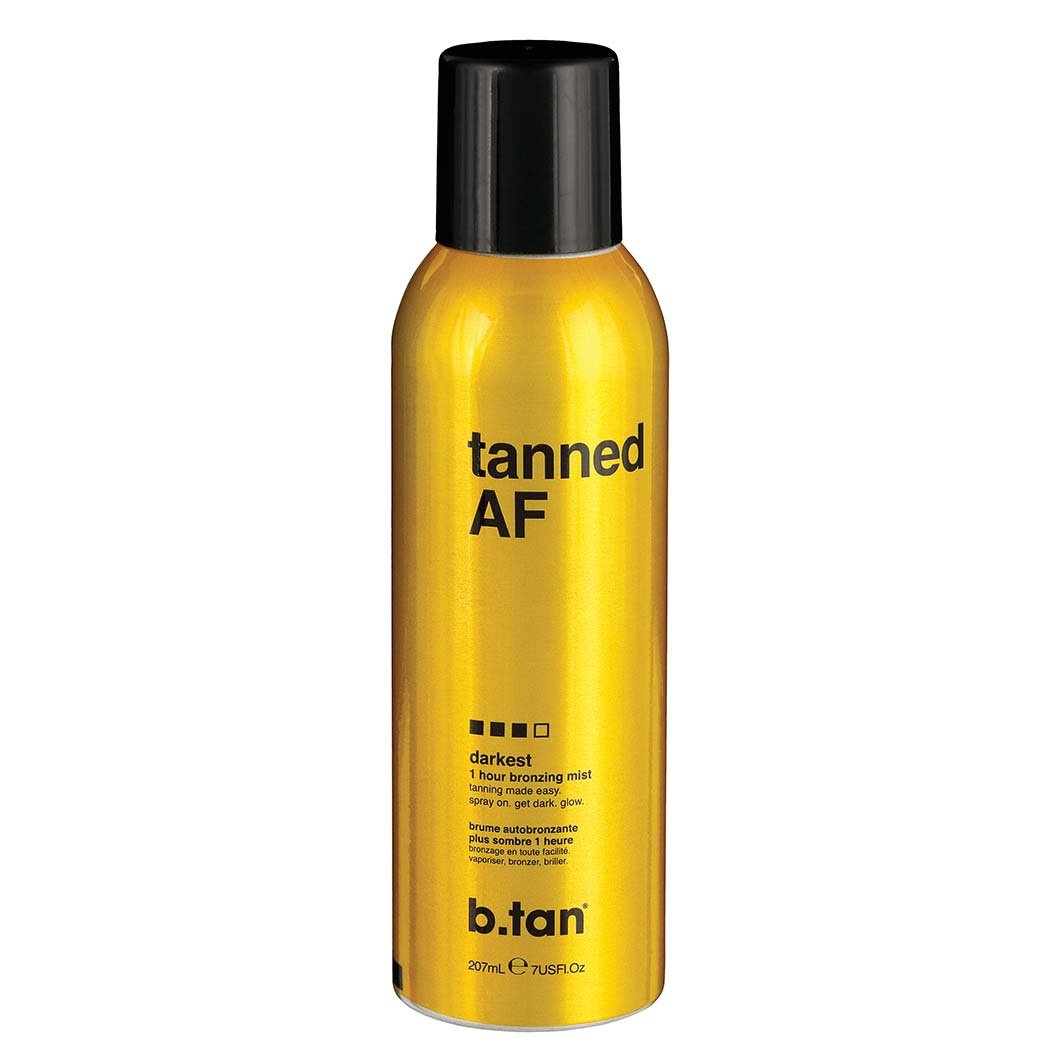 B.tan Tanned AF Darkest 1 Hour Bronzing Mist 7 Oz | Shipt