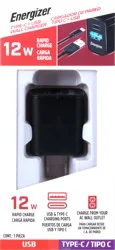 Energizer Type-C + USB Wall Charger 1 ea