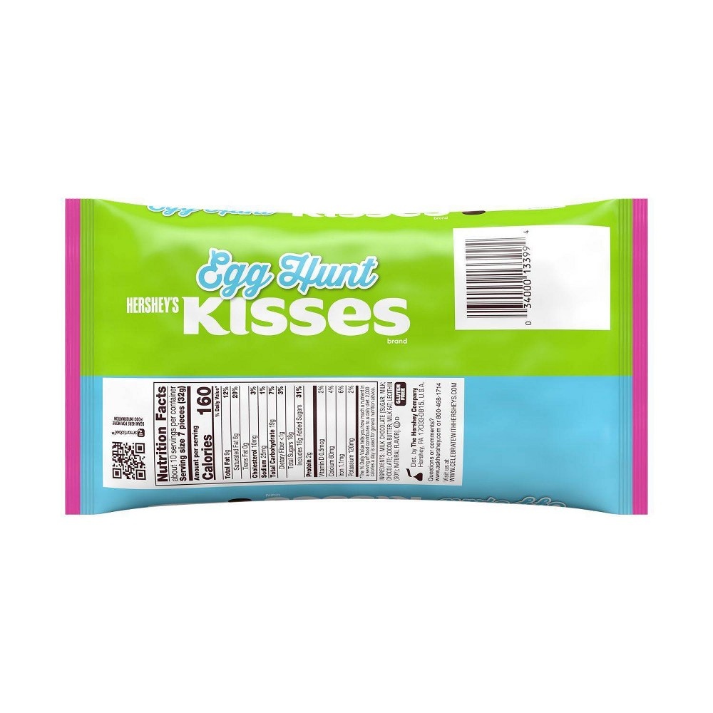 slide 2 of 5, HERSHEY'S Hershey&#39;s Kisses Easter Egg Hunt Bag, 11 oz