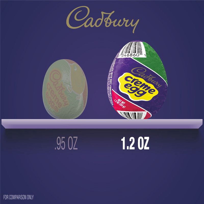 slide 7 of 7, Cadbury Crème Egg Milk Chocolate Easter Candy Basket Stuffers - 4.8oz/4ct, 4 ct; 4.8 oz