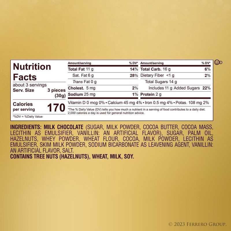 slide 5 of 6, Ferrero Rocher Ferrero Easter Hazelnut Eggs - 3.5oz/10ct, 10 ct; 3.5 oz