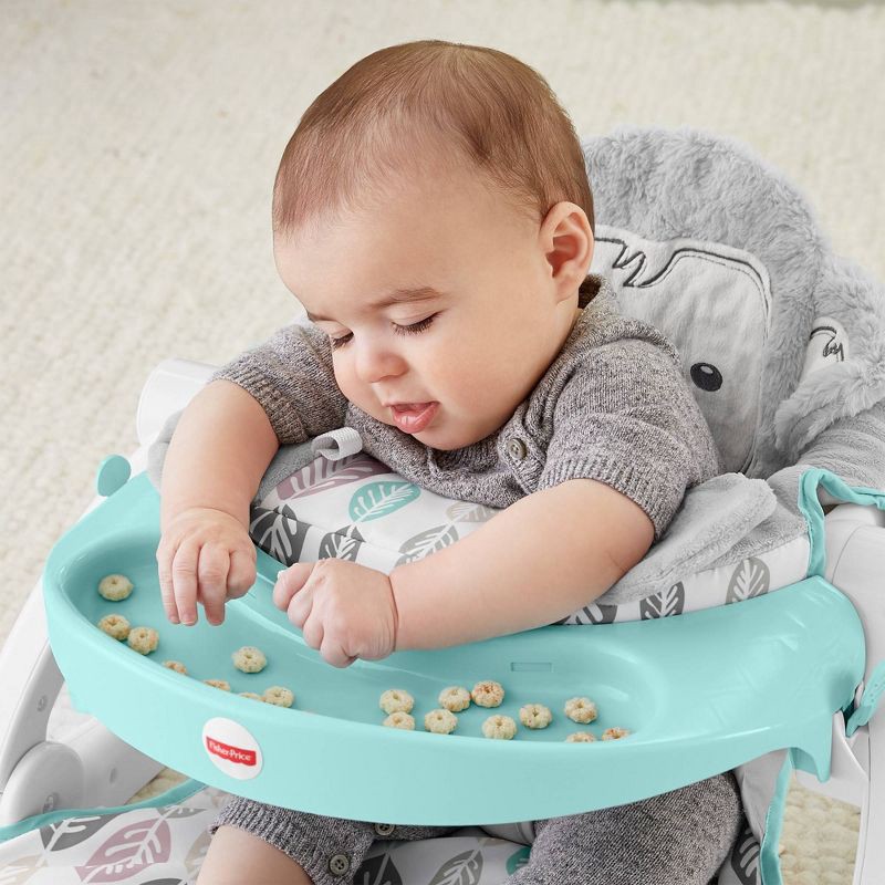 slide 3 of 6, Fisher-Price SnugaMonkey Sit Me Up Floor Seat, 1 ct