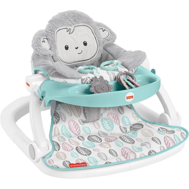 slide 1 of 6, Fisher-Price SnugaMonkey Sit Me Up Floor Seat, 1 ct