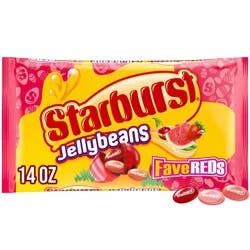 Starburst Easter FaveReds Jellybeans Candy Bag - 14oz