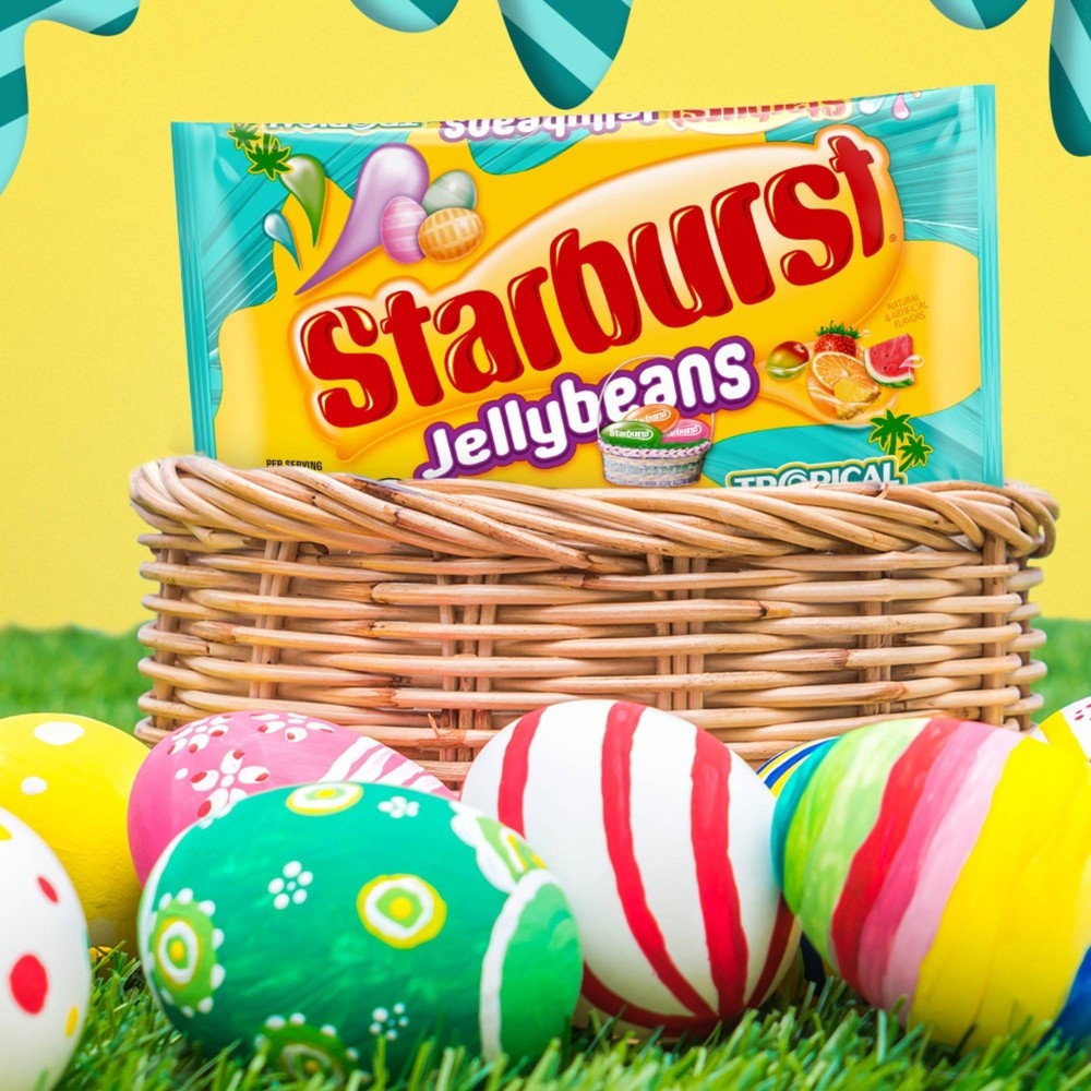 slide 3 of 4, Starburst Easter Tropical Jellybeans, 14 oz