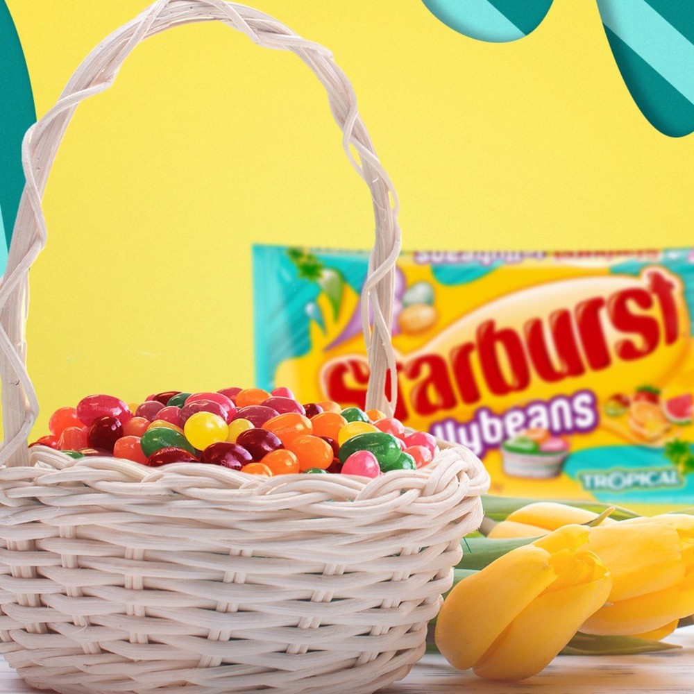 slide 4 of 4, Starburst Easter Tropical Jellybeans, 14 oz