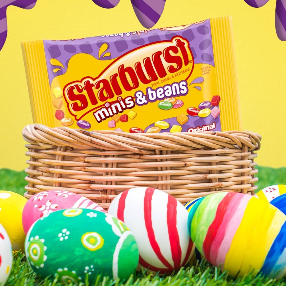 slide 4 of 4, Starburst Easter Original Minis & Beans, 10 oz