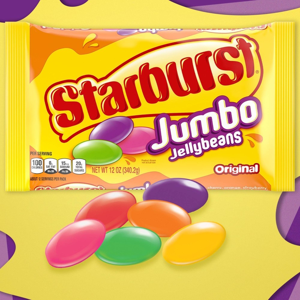 slide 7 of 7, Starburst Easter Jumbo Original Jelly Beans, 12 oz