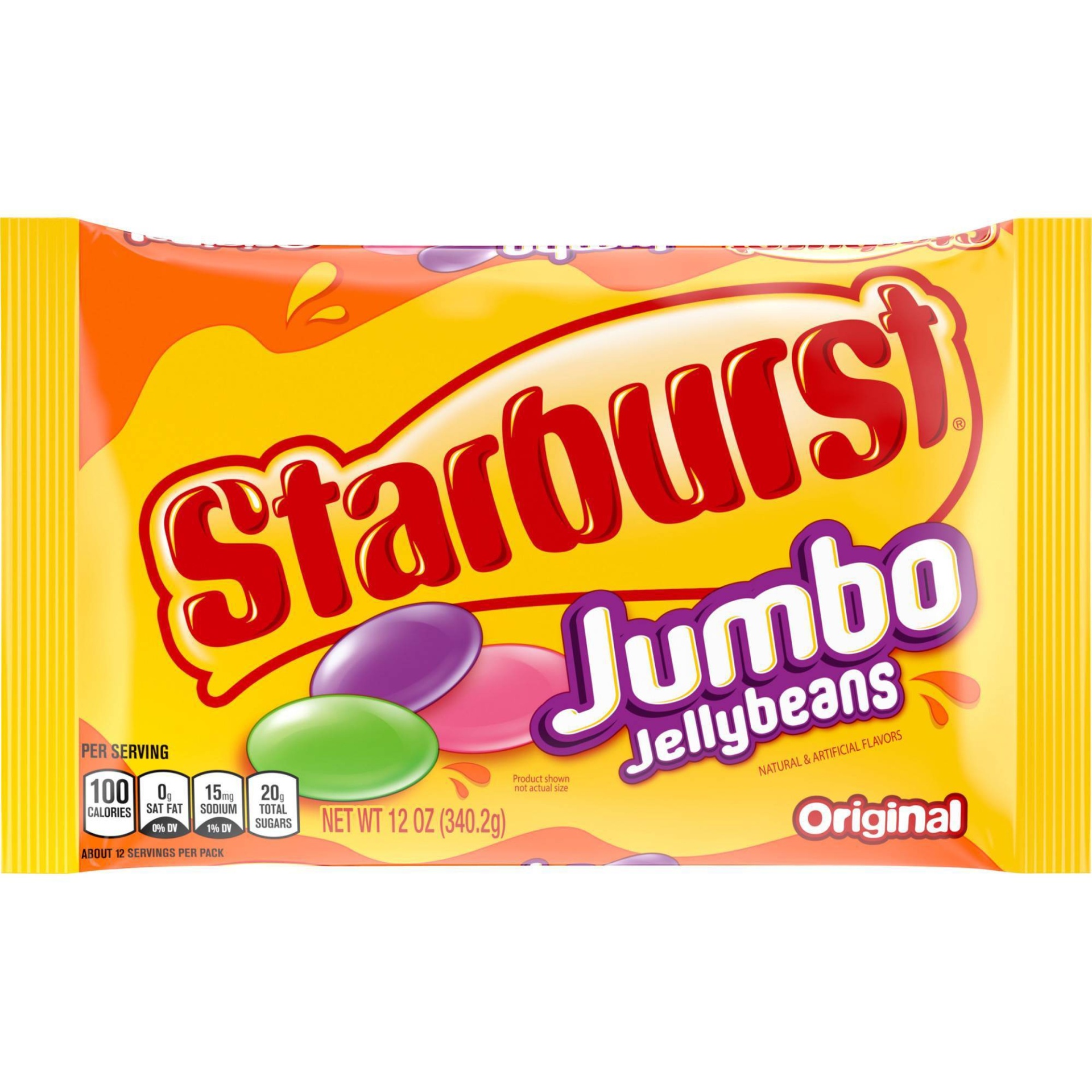 slide 1 of 7, Starburst Easter Jumbo Original Jelly Beans, 12 oz