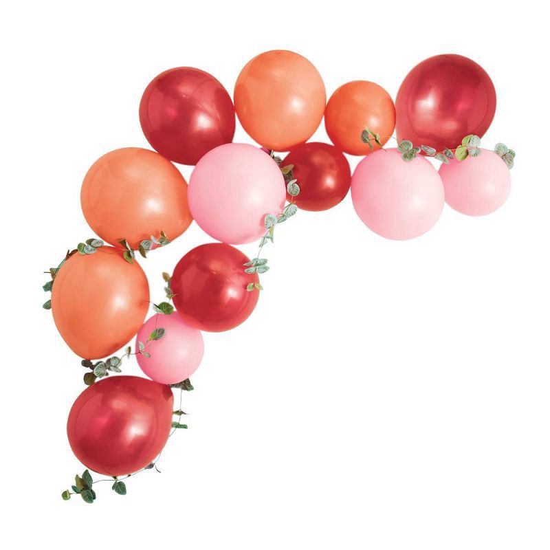 slide 1 of 3, Balloon Arch with Greenery - Spritz™, 1 ct