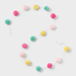 60" Pom Pom Bright Garland - Spritz™