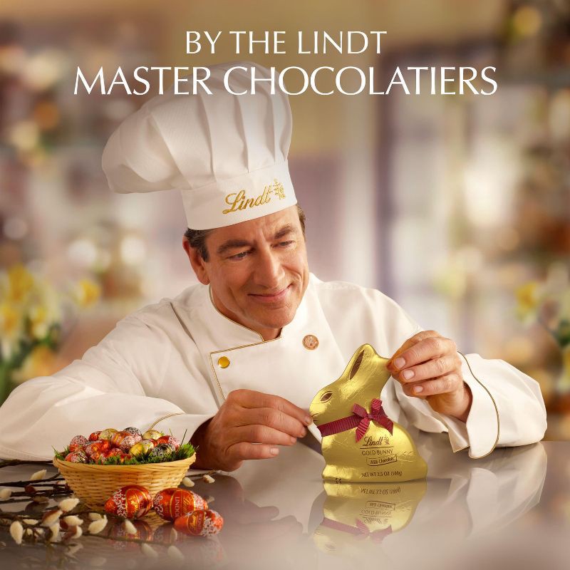 slide 9 of 12, Lindt Easter Gold Bunny Milk Chocolate Candy - 3.5oz, 3.5 oz