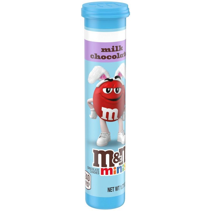 slide 2 of 9, M&M's Easter Candy Milk Chocolate Minis MegaTube - 1.77oz, 1.77 oz