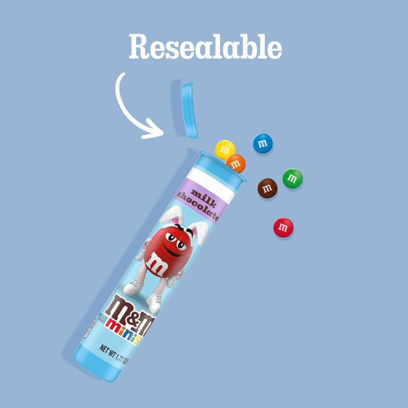 slide 3 of 9, M&M's Easter Candy Milk Chocolate Minis MegaTube - 1.77oz, 1.77 oz