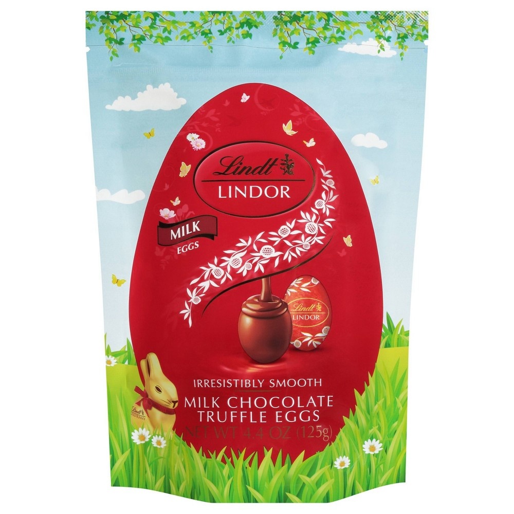 slide 2 of 4, Lindt Lindor Easter Milk Chocolate Truffle Eggs, 4.4 oz