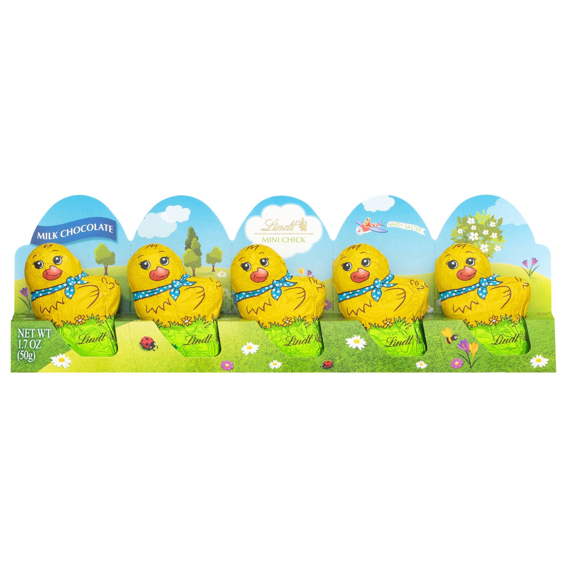 slide 1 of 7, Lindt Easter Milk Chocolate Mini Ducklings - 1.7oz/5ct, 5 ct; 1.7 oz