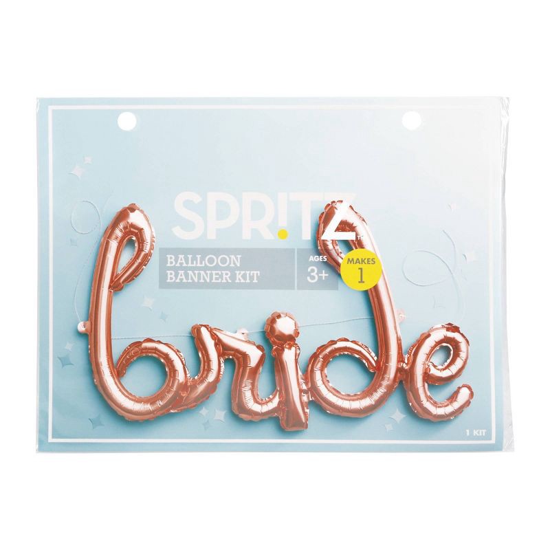 slide 2 of 2, 'BRIDE' Wedding Balloon - Spritz™, 1 ct