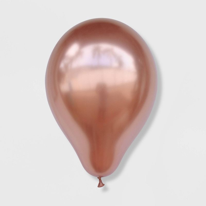 slide 3 of 5, 20ct 12" Metallic Balloon Pack Brown - Spritz™, 20 ct