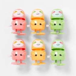 6ct Sloth Wind Up - Spritz™: Multicolor Party Favor Toys for Kids, Birthday Goodies Bag Favors