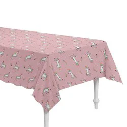 54" x 84" Unicorn Printed Table Cover - Spritz